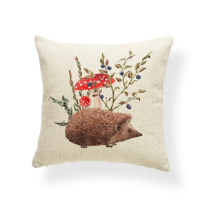 Hedgehog Princess Mushroom Pillow
