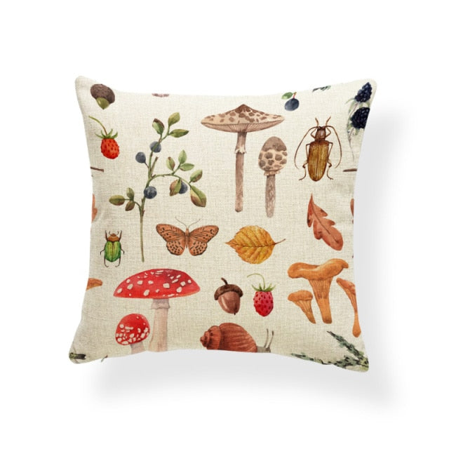 Nature Mushroom Pillow