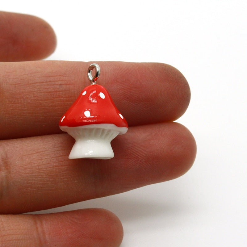 Mushroom Jewelry Charms
