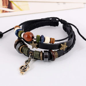Handmade Gypsy Leather Bracelet